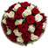 букет из красных и белых роз. Монголия