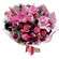 букет из роз и тюльпанов с лилией. Монголия